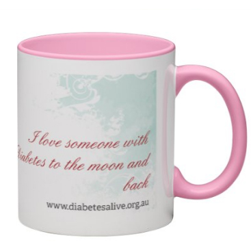 Mug - I love someone with diabetes to the moon and back